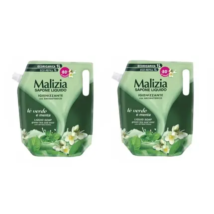Bestseller Săpun lichid, Malizia, Green Tea & Mint, 1000ml