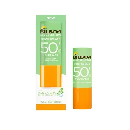 Cel mai vândut Stick protecție solară, Bilboa, SPF 50+, aloe vera, 12ml