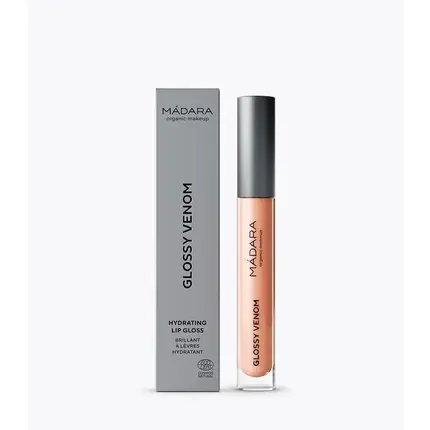 Lip Gloss, Mádara, Glossy Venom Nude Coral Super ofertă