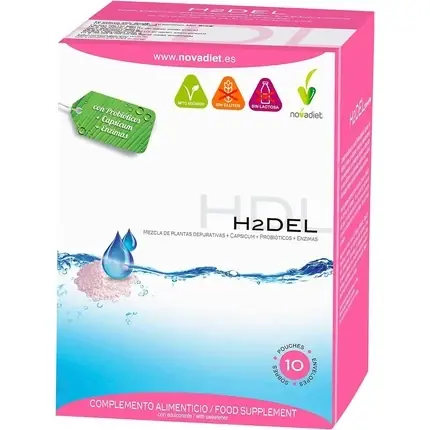 Noutate Supliment alimentar, Novadiet, Flat Belly H2Del, 10 plicuri