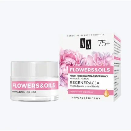 Cremă antirid, AA, regeneratoare, 75+, 50 ml Expediere rapidă