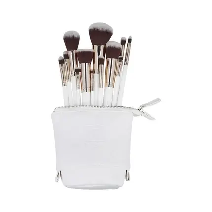 Discount Set pensule machiaj, Ilu, 12 piese, alb
