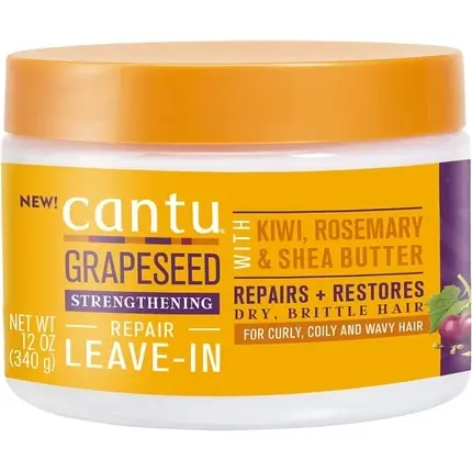 Cremă pentru păr, Cantu, Grapeseed, 340ml Disponibil imediat