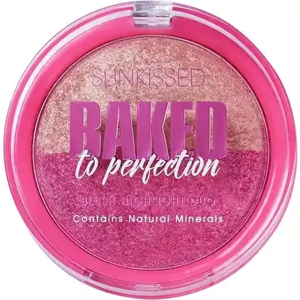 Blush & Iluminator Duo Sunkissed, Baked To Perfection, 17g Popular