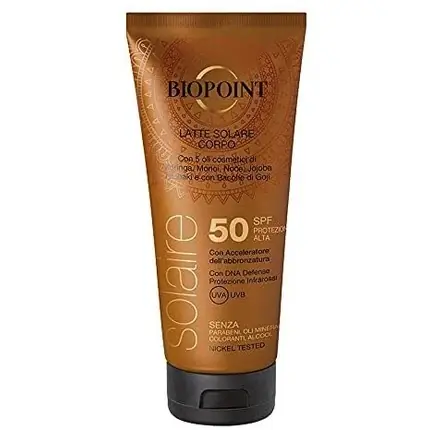 Loțiune de corp Biopoint, factor de protecție 50, 200ml Livrare rapidă