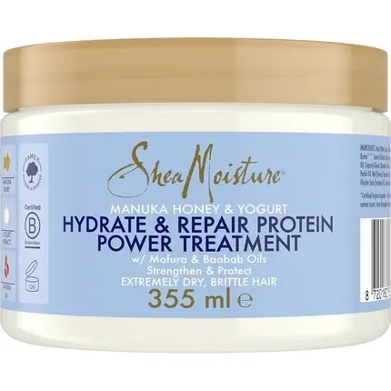 Cumpărături sigure Tratament proteic, Shea Moisture, 370g, miere de Manuka