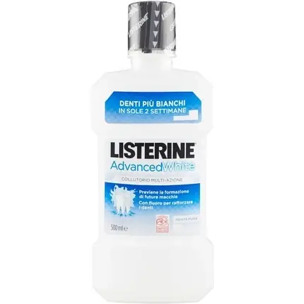 Apă de gură, Listerine, Advanced White, 500ml, alb Ofertă