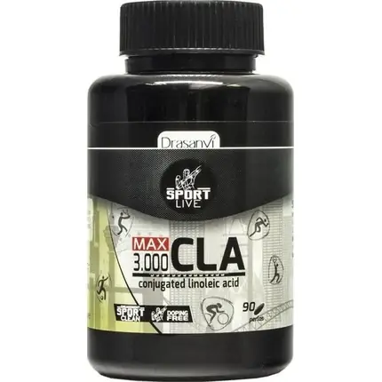 Discount Supliment Drasanvi Max CLA 3000, 90 capsule, negru