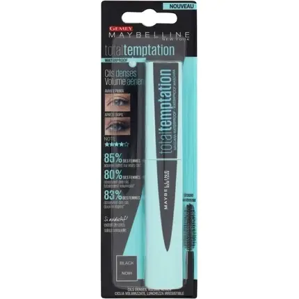 Mascara Maybelline Total Temptation, negru Livrare rapidă
