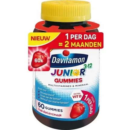 Ofertă exclusivă Gummy, Davitamon, Junior, căpșuni