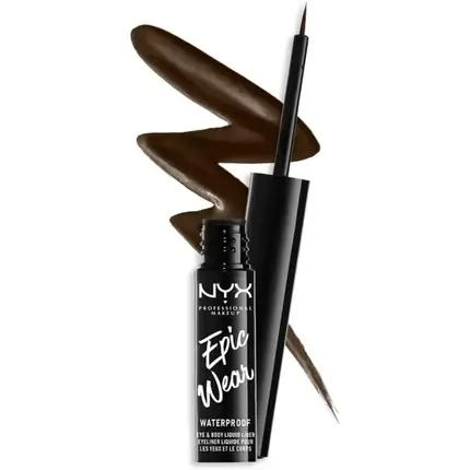 Livrare expres Eyeliner NYX Epic Wear, lichid, maro