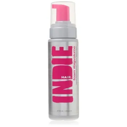 Reducere de preț Spumă păr Indie Hair Big Volume, 200 ml, argintiu