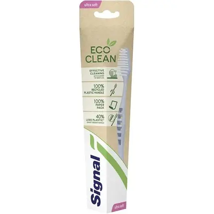 Periuță de dinți Signal Eco Clean, ultrasoft, plastic reciclat Mai ieftin