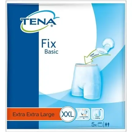 Lenjerie Incontinență, Tena, Fix Basic, alb, XXL Expediere rapidă