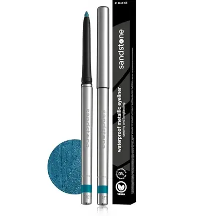 Eyeliner Sandstone Scandinavia Blue Ice rezistent apă Super ofertă