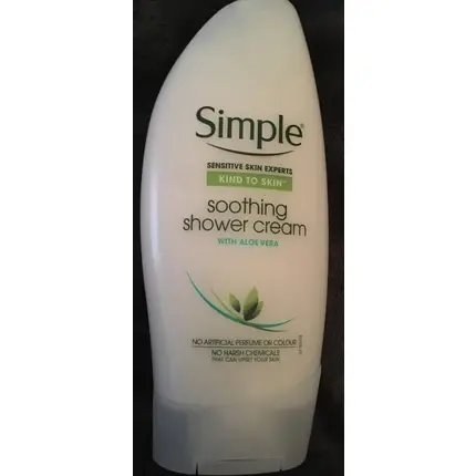 Promoție Cremă de Duș, Simple, Aloe Vera, 250ml