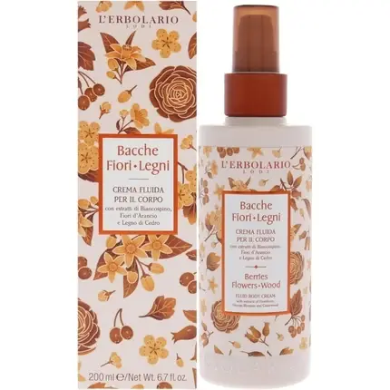 Cremă de corp, L‘Erbolario, Berries Flowers Wood, alb Retur gratuit