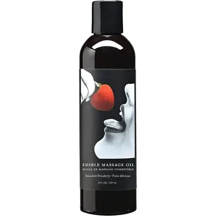 Ulei Masaj, Earthly Body, căpșuni, 260g Reducere specială