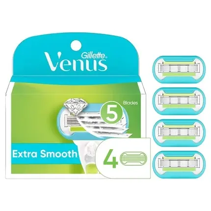 Rezerve Ras Venus Gillette, Extra Smooth, 4 Bucăți, Albastru Cumpără online