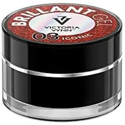Nu rata Gel Unghii, Victoria Vynn, Brilliant 03 ICONIC, roșu