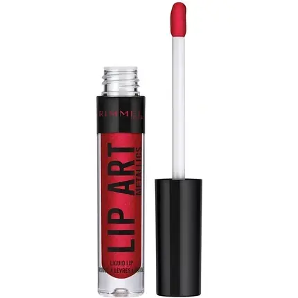 Livrare rapidă Ruj lichid, Rimmel, Lip Art, roșu, metalic