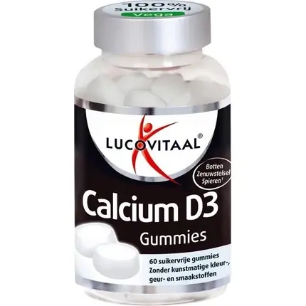 Gummies Lucovitaal, Calcium D3, alb Disponibil imediat