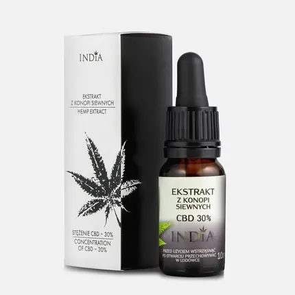 Cel mai vândut Extract ulei CBD, India Cosmetics, 30%, maro