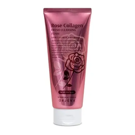 Spumă Curățare, Orjena, Rose Collagen, roz 200 g Doar azi