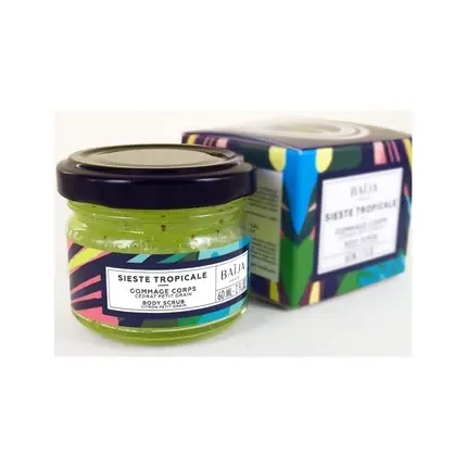 Reducere de preț Scrub corp Baïja Sieste Tropicale, 60 ml, verde