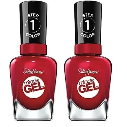 Bestseller Oja Sally Hansen, Miracle Gel, roșu