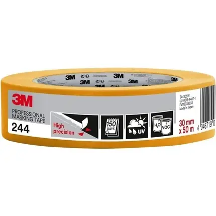 Bandă Mascare, 3M, 244, galbenă 30mm Nu rata