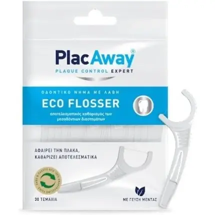 Fire de dinți PlacAway Eco Flosser, 30 bucăți Retur ușor