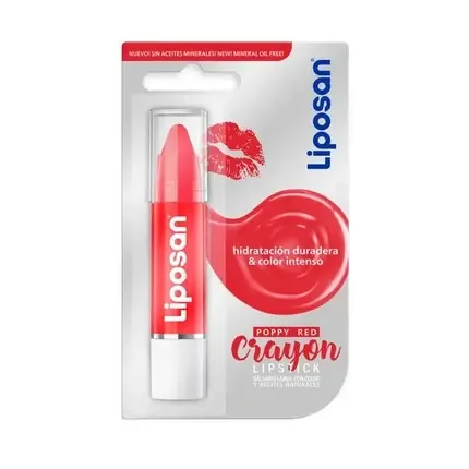 Balsam de buze Liposan Crayon cu culoare Poppy Red Ofertă exclusivă