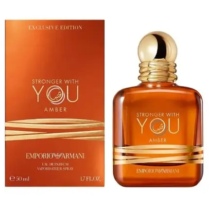 Reducere specială Eau de Parfum Armani Stronger With You Amber, Ediție Exclusivă, 50ml