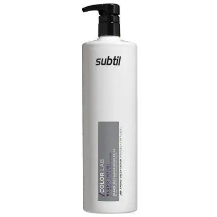 Subtil Color Lab Care Blond Maskconditioner, 1000 ml, alb cu pompă neagră Ofertă de sezon