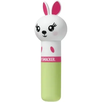 Ultima șansă Lip Smacker Lippy Pals Bunny, Aromă de Caramel Corn, Alb cu Roz