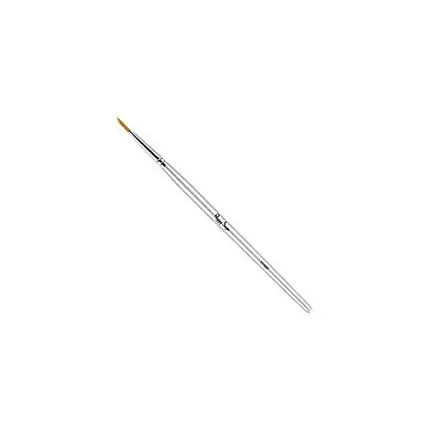 Pensulă de gel Peggy Sage 141024, argintie, vârf auriu Lichidare de stoc
