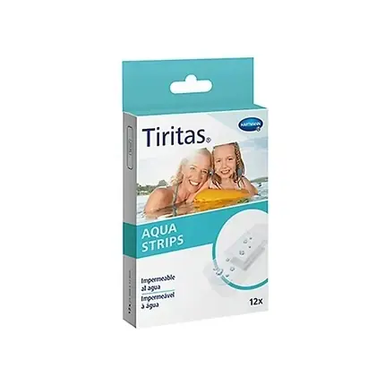 Tiritas Hartmann Aquia Strips, Plasturi impermeabili, Albi, 25x75mm, 12 buc Discount