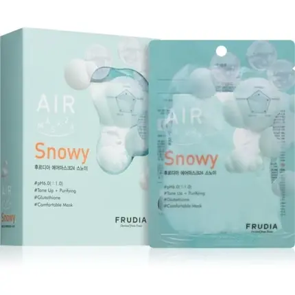 Frudia AIR Snowy Sheet Mask, 10 bucăți x 25 ml Ieftin