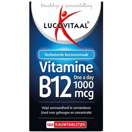 Reduceri Tablete de mestecat, Lucovitaal, Vitamina B12 One A Day, 1000 mcg