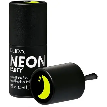 Ieftin Smalton Pupa Neon Party Full Moon Yellow, galben neon, 4.5 ml
