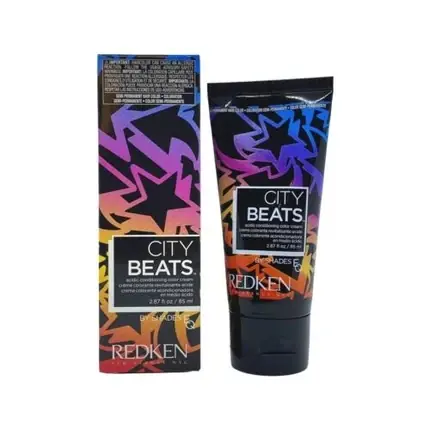 Vopsea de păr, Redken City Beats, Jet Black, 85 ml Reducere extra