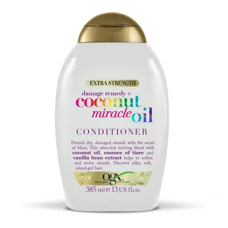 Doar azi OGX Damage Remedy + Coconut Miracle Oil Balsam pentru păr uscat și deteriorat, 385 ml