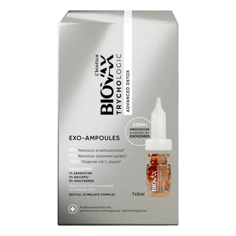 L& 039;biotica Biovax Trychologic Advanced Detox, tratament detoxifiant pentru păr, 7 x 5 ml Vezi acum