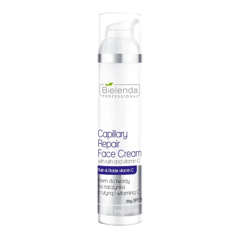 Ofertă exclusivă Bielenda Cremă de față pentru capilare cu rutin și vitamina C, 100 ml