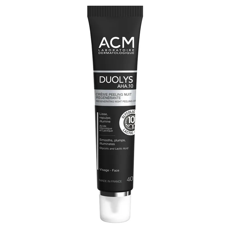 Disponibil imediat Crema peeling regeneratoare de noapte Duolys AHA.10, 40 ml, Acm
