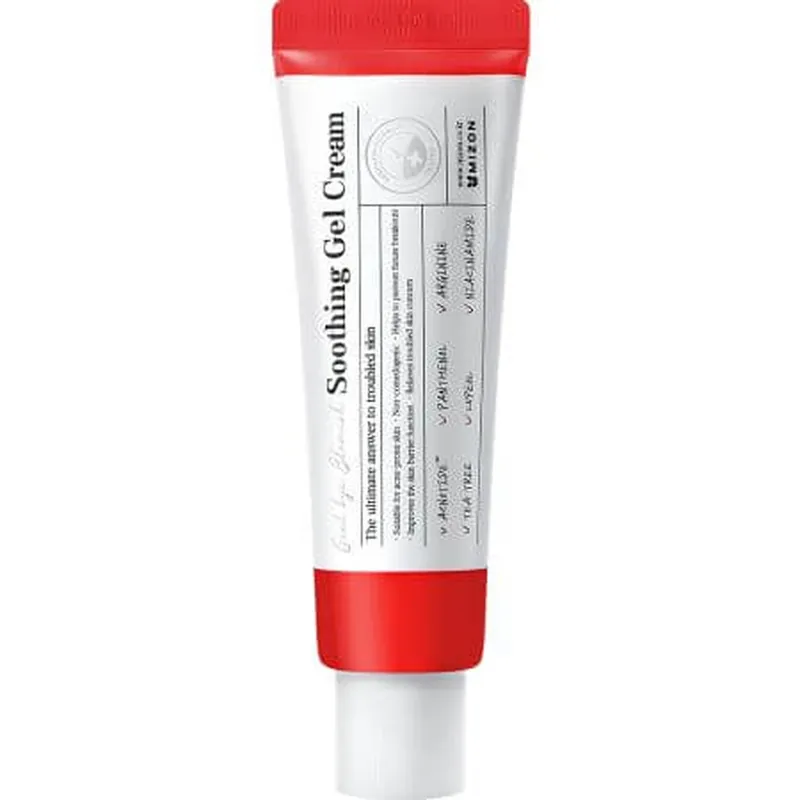 Nu rata Crema tip gel pentru calmarea si reducerea eruptiilor acneice Goodbye Blemish, 55 ml, Mizon