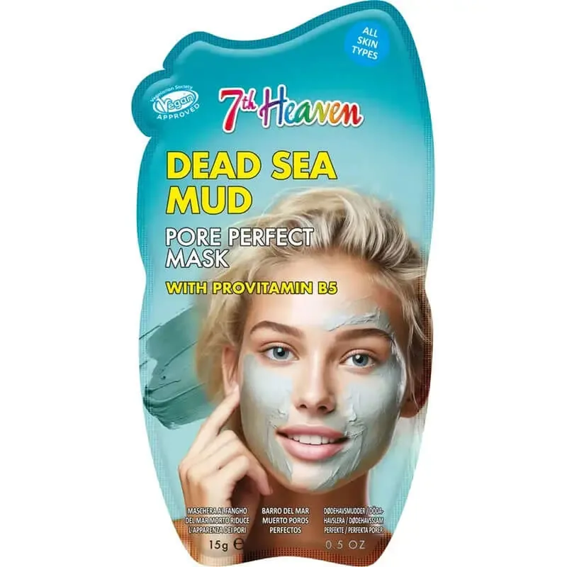 7 Heaven Mască de nămol de la Marea Moartă cu Provitamina B5 Pori perfecți , 15 ml Mai ieftin
