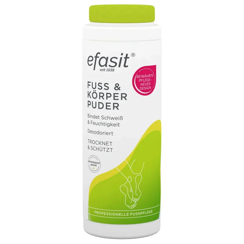 Pudra deo activa pentru picioare si corp, 100 g, Efasit Vezi acum