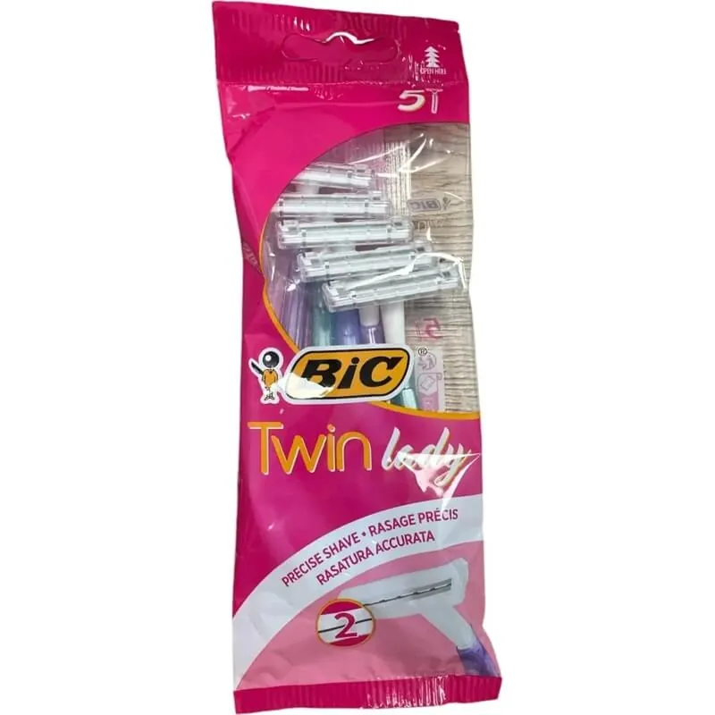 Bic Twin Lady Sensitive – 5 aparate de ras de unică folosință Popular